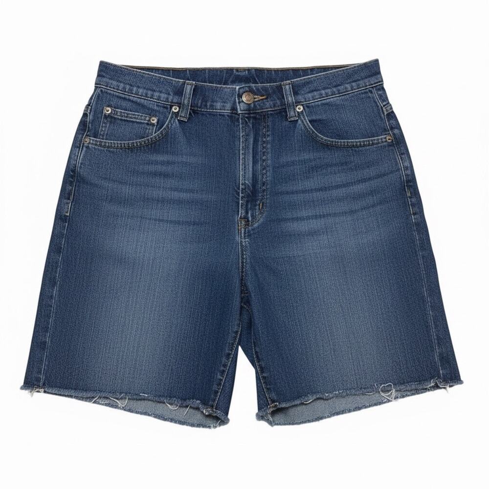 Riders by Lee Women's Denim Shorts Size 16 Medium Wash Stretch